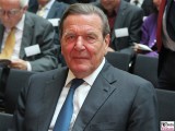 BK Gerhard Schroeder Gesicht face Kopf Promi Ludwig-Ehrhard-Preis Wirtschaftspublizistik Deutsche Telekom Hauptstadtrepräsentanz Berlin Berichterstatter