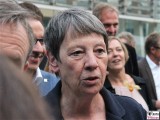 BM Barbara Hendricks Gesicht Promi Kopf Sommerfest Landesvertretung Nordrhein-Westfalen beim Bund Berlin Hiroshimastrasse Berichterstatter