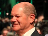 BM Olaf Scholz Portrait Gesicht links Motorwerk Berlin Jubilaeumsfeier 30 40 Jahre BUENDNIS, DIE GRUENEN Weissensee Berlin Berichterstattung Trendjam