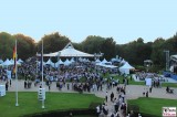 Blick vom Balkon Schloss Bellevue Buergerfest Schlosspark Berlin Bundespraesident Berichterstatter