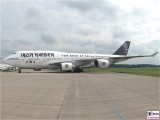 Boeing 747 400 Jumbo Jet Iron Maiden Ed Force One TF-AAK british heavy metal band ILA Berlin BER Schoenefeld International Aerospace Exhibition