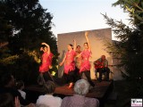 Buehne Flamenco Schlosspark Sanssouci Schloessernacht Beleuchtung Illumination Potsdam Schlosspark