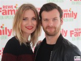 Carolin Niemczyk, Daniel Grunenberg Gesicht face Kopf Promi Glasperlenspiel REWE family Familien Event Berlin Festplatz