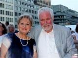 Dagmar Frederic, Klaus Lenk Gesicht Promi Kopf Jubilaeum 25 Jahre Classic Open Air Gendarmenmarkt Berlin Publikum Berichterstatter