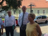 Dietmar Woidke, Dietlind Tiemann BUGA Stadt Brandenburg an der Havel Domplatz Stadtrundgang