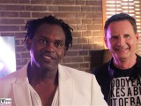 Dr. Alban, Peter Illmann Gesicht face Promi PAN AM Lounge Formel Eins Set Drehort RTL Nitro Berlin Budapester Strasse Musik