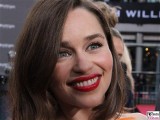 Emilia Clarke Gesicht Promi face Terminator Genisys Arnold Schwarzenegger Premiere Sony-Center Berlin