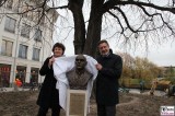 Enthuellung Bueste Otto Braun Potsdam Humboldtstrasse Otto-Braun-Platz Stadtschloss Landeshauptstadt Brandenburg Neue Mitte Landtag Eingabe