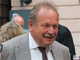 Frank Bsirske Gesicht face Kopf Promi Schlueterhof Deutsches Historisches Museum Jubilaeum Mitbestimmungsgesetz Berlin Unter den Linden Berichterstatter