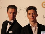 Heiko Lochmann, Roman Lochmann Lochis Gesicht face Kopf Promi Jose Carreras Gala Hotel Estrell Berlin SAT.1GOLD Berichterstatter