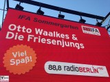 IFA Sommergarten Bildwand Otto Waalkes Radio 88,8 IFA Internationale Funkausstellung Berlin Messe unter dem Funkturm Eichkamp Berichterstatter