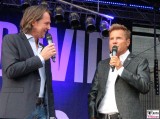 Ingo Dubinski, Dieter Bohlen Moderation Eroeffnung CLINTON Großhandels GmbH Dahlewitz Hoppegarten Berlin