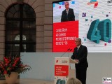 Joachim Gauck Bundespraesident Festrede Schlueterhof Deutsches Historisches Museum Jubilaeum Mitbestimmungsgesetz Berlin Unter den Linden Berichterstatter