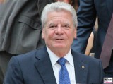 Joachim Gauck Gesicht face Kopf Bundespraesident Schlueterhof Deutsches Historisches Museum Jubilaeum Mitbestimmungsgesetz Berlin Unter den Linden Berichterstatter