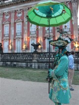 Kostuem Neues Palais Besucherbetreuung Sans souci nachts Park Sanssouci XV Potsdamer Schloessernacht Potsdam