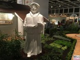 Luther Skulptur Blumenhalle Lutherjahr Garten Internationale Gruene Woche Messe Berlin Berichterstatter