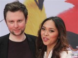 Marc Schiesser, Christina Ann Zalamea Gesicht face Kopf Laecheln ANGRY BIRDS - DER FILM Deutschland Premiere Kinostart Sony Center Berlin Mitte Potsdamer Platz AngryBirdsFilm SonyPictures