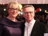 Martina de Maiziere, Thomas de Maiziere Gesicht Promi face Kopf SemperOper Ball Theaterplatz Dresden Berichterstatter