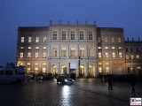 Nacht Fassade Museum 21.01.2017 Neuer Palast Barberini Palais Landeshauptstadt Potsdam Brandenburg Berichterstatter