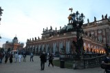 Neues Palais rampe zur Koenigswohnung Friedrich 2 Daemmerung Park Sanssouci XV Potsdamer Schlössernacht Potsdam