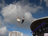 Performance Schwebende Eroeffnung IGA Garten Ausstellung Berlin Marzahn Hellersdorf Berichterstatter Trendjam