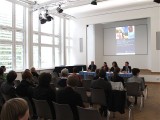 Pressekonferenz Saal Altes Rathaus Potsdam Ralf Proeve Jutta Goetzmann Iris Magdowski Markus Wicke vlnr