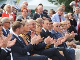 Publikum Elke Buedenbender, F-W. Steinmeier Bundespraesident Auffuehrung Buergerfest Amtssitz Schloss Bellevue Berlin Berichterstattung TrendJam