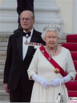 Queen Elizabeth II. Prinz Philip Promi Schloss Bellevue Staatsbankett Berlin