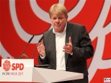 Reiner Hoffmann Gesicht Promi SPD Vorsitzender Deutscher Gewerkschaftsbund DGB Bundesparteitag Berlin CityCube Messe Berlin Berichterstattung TrendJam