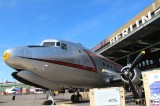 Rosinenbomber C-54 Skymaster TROOP CARRIER REG 5557 THF Tempelhof Denkmal 70 Jahre Luftbruecke Berlin Berichterstattung TrendJam