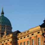 Schinkelleuchte stadtschloss potsdam schloss wiederaufbau baustelle steuben platz cam neuer Landtag