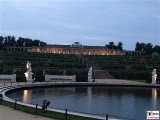 Schloss Sanssouci Daemmerung Fontaine Weinberg Skulpturen Terrassen Treppen Schloessernacht Beleuchtung Illumination Potsdam Schlosspark