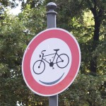 Verbot für Fahrräder wird belaechelt