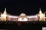 Vorabend Konzert Rotterdam Philharmonic Orchestra Neues Palais Communs Mopke Buehne Zuschauer Schloessernacht Beleuchtung Illumination Potsdam Schlosspark