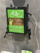 Wallbox Fahrrad e-Bike els spelsberg belektro Messe Berlin Elektrizitaet Messegelaende Funkturm Berichterstatter TrendJam